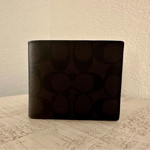 Coach 3 In 1 Wallet In Blocked Signature Canvas - Picture 3 of 9